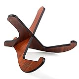 CAHAYA Gitarrenständer Holz Gitarrenhalterung Anti-Rutsch Musikinstrument Ständer klappbar für Akustik Klassische Gitarren Bass...