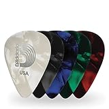 Planet Waves Plektrum Akustikgitarre, E Gitarre - Gitarren Plektrum - 1CAP4-10 Guitar Picks Pearl Celluloid Assortments - Medium