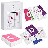 Guitar Chord Flashcards - 56Pcs Akustik- & E-Gitarre Lernen Cheat Sheets - Lernen Sie wesentliche Akkorde schnell & einfach | Perfekt...