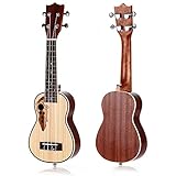 Zimo® 21 soprano Ukulele 15 Frets aus Kohlenstoffstahl