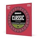 D'Addario Gitarrensaiten Konzertgitarre | Nylon Gitarren Saiten | Nylonsaiten | DER BELIEBTESTEN SAITENMARKE WELTWEIT | EJ27N 1/2 |...