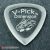 V-Picks Dimension – dickes Acryl Plektrum